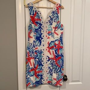 Lilly Pulitzer Starfish Print Shift Dress